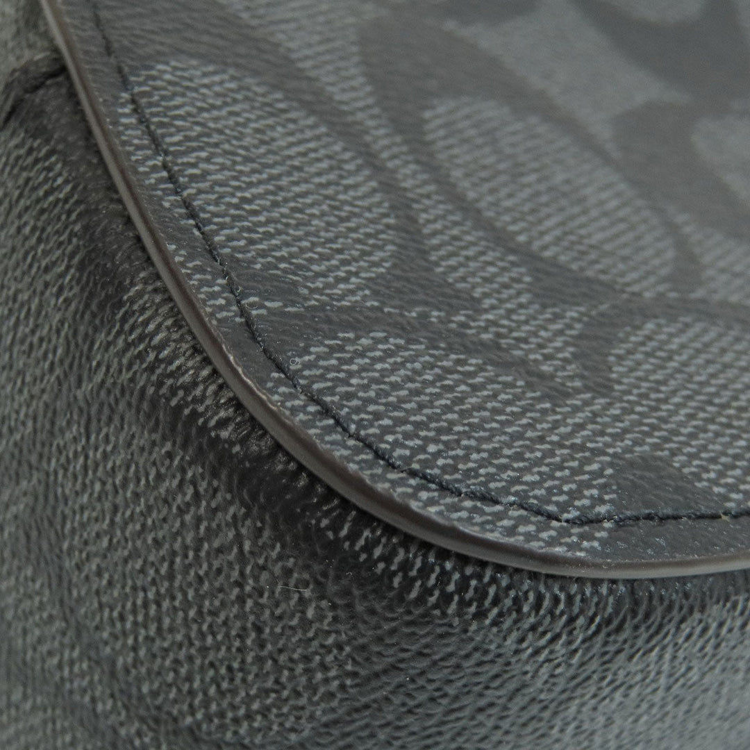 COACH Shoulder Bag CN703 PVC gray Mini Serena Satchel Signature Women Used Authentic