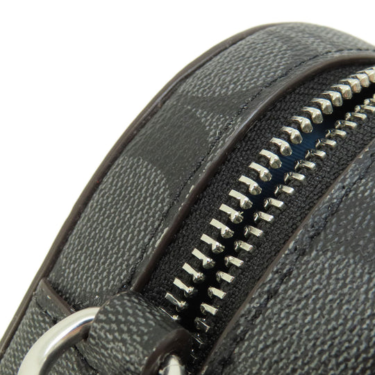 COACH Shoulder Bag CN703 PVC gray Mini Serena Satchel Signature Women Used Authentic