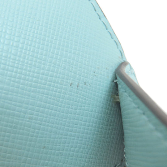Kate Spade Handbag PVC Mint blue logo Women Used Authentic