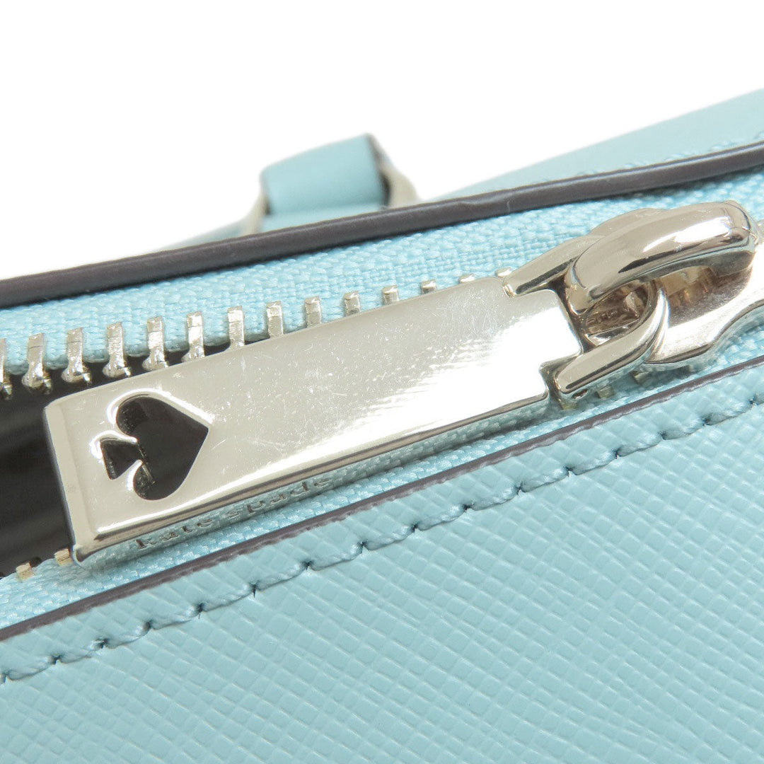 Kate Spade Handbag PVC Mint blue logo Women Used Authentic