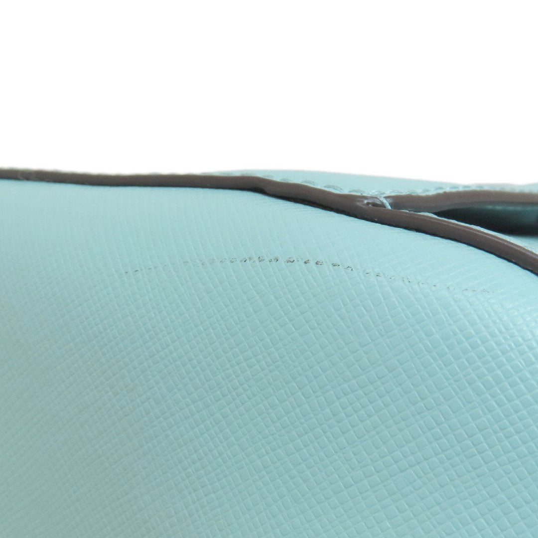 Kate Spade Handbag PVC Mint blue logo Women Used Authentic