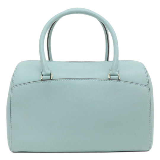 Kate Spade Handbag PVC Mint blue logo Women Used Authentic