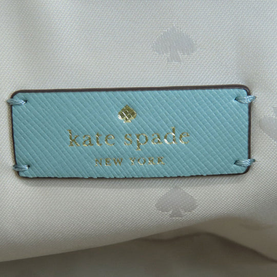 Kate Spade Handbag PVC Mint blue logo Women Used Authentic
