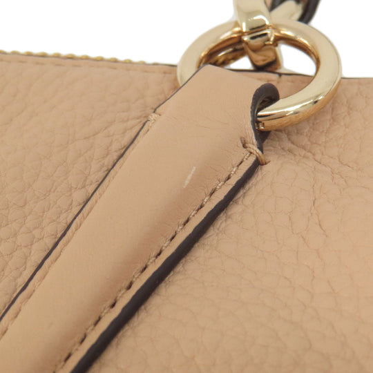 COACH Handbag F36675 leather beige 2WAY Women Used Authentic