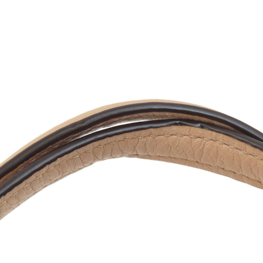 COACH Handbag F36675 leather beige 2WAY Women Used Authentic