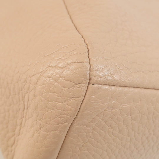 COACH Handbag F36675 leather beige 2WAY Women Used Authentic