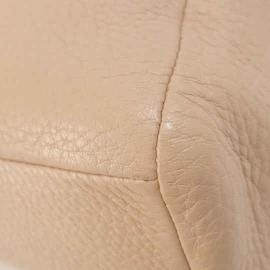 COACH Handbag F36675 leather beige 2WAY Women Used Authentic