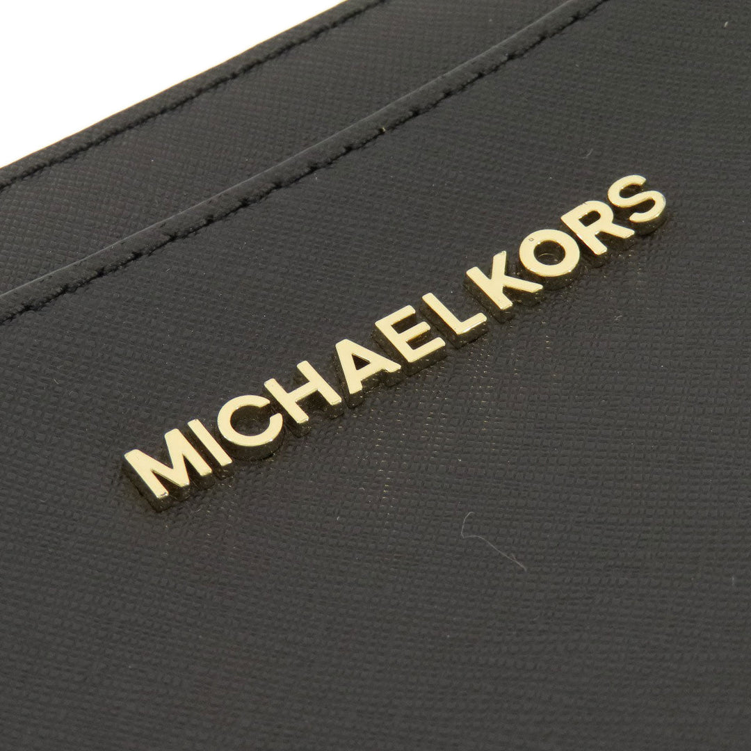 MICHAEL KORS Shoulder Bag PVC black logoMetal Women Used Authentic