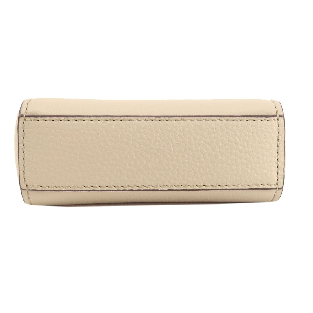 MICHAEL KORS Handbag leather beige 2WAY