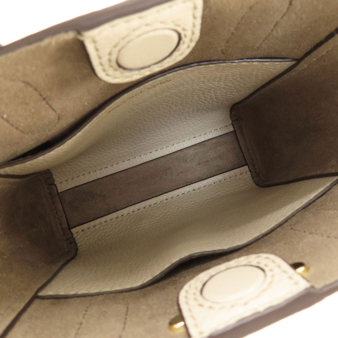 MICHAEL KORS Handbag leather beige 2WAY