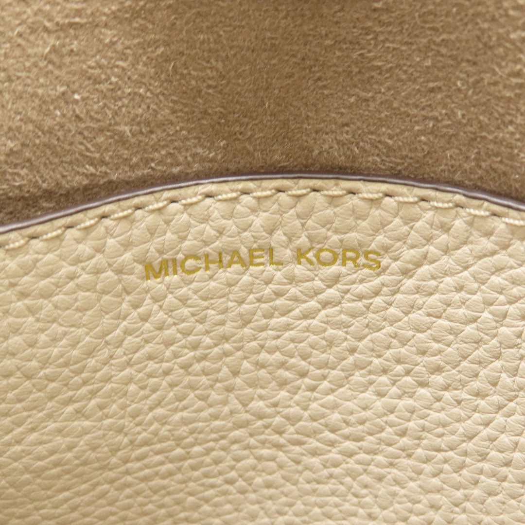 MICHAEL KORS Handbag leather beige 2WAY