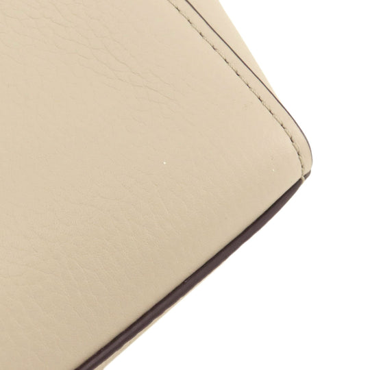 MICHAEL KORS Handbag leather beige 2WAY