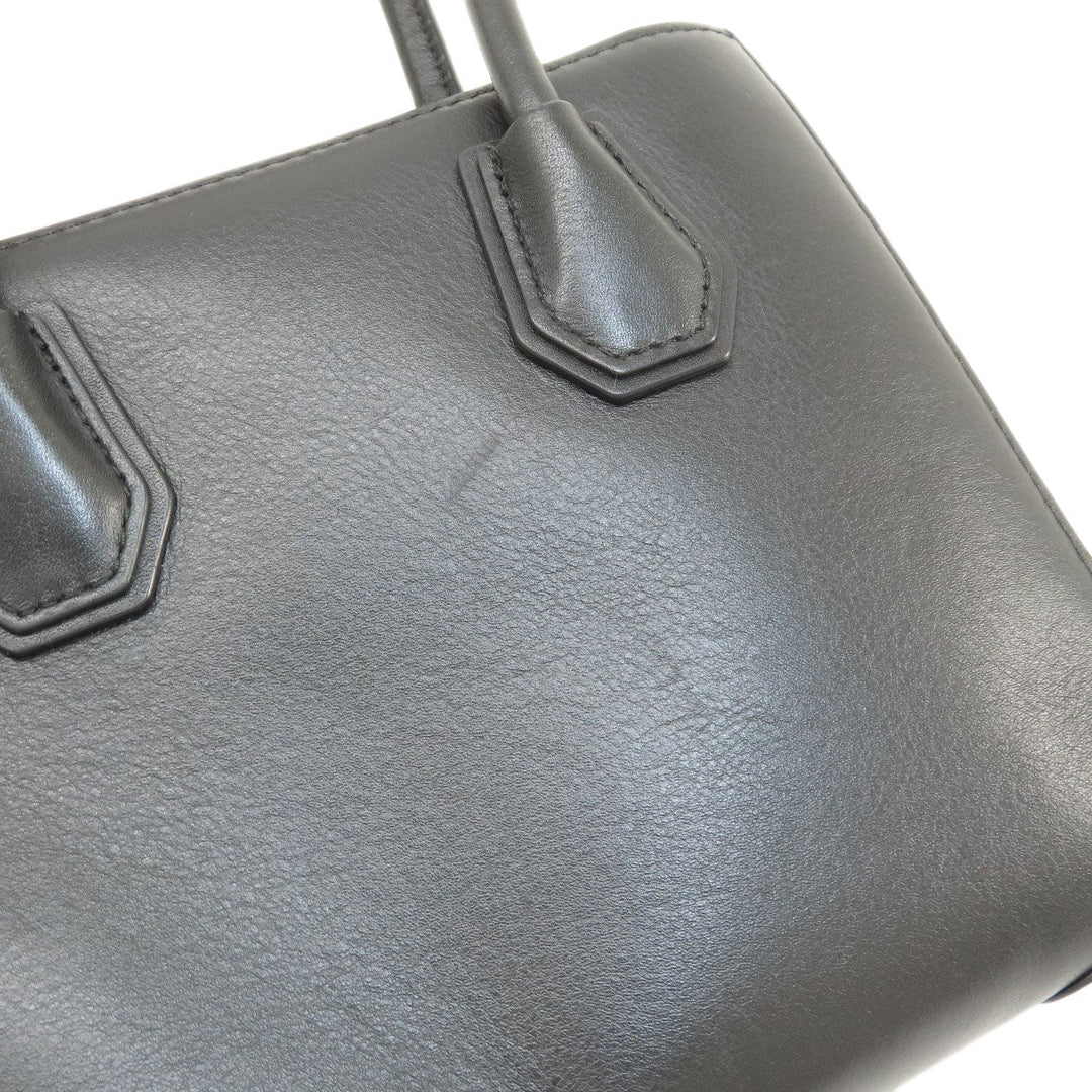 MICHAEL KORS Handbag leather black 2WAY Women Used Authentic