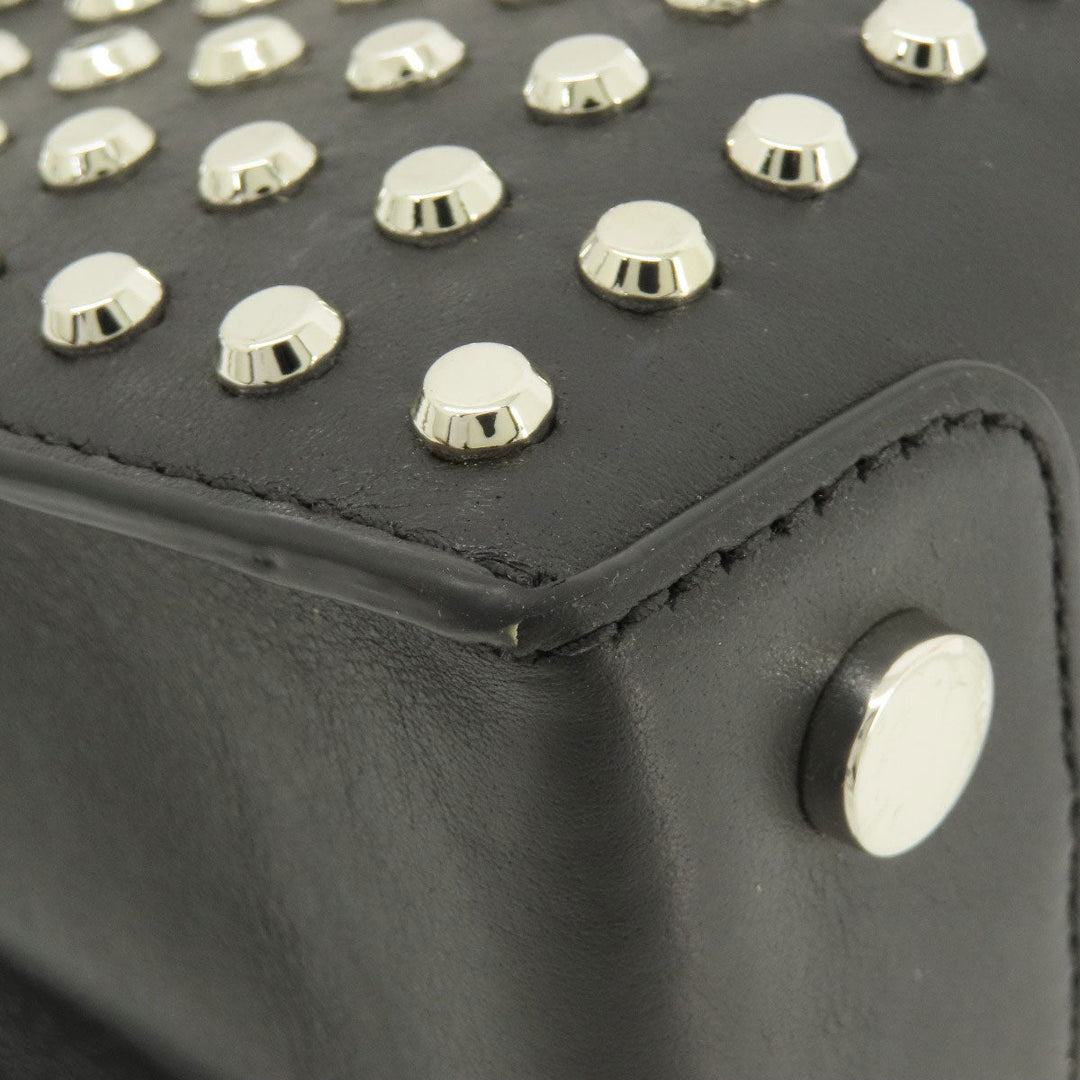 MICHAEL KORS Handbag leather black 2WAY Women Used Authentic