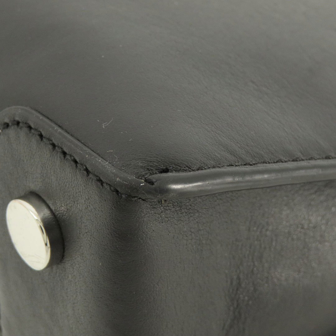 MICHAEL KORS Handbag leather black 2WAY Women Used Authentic