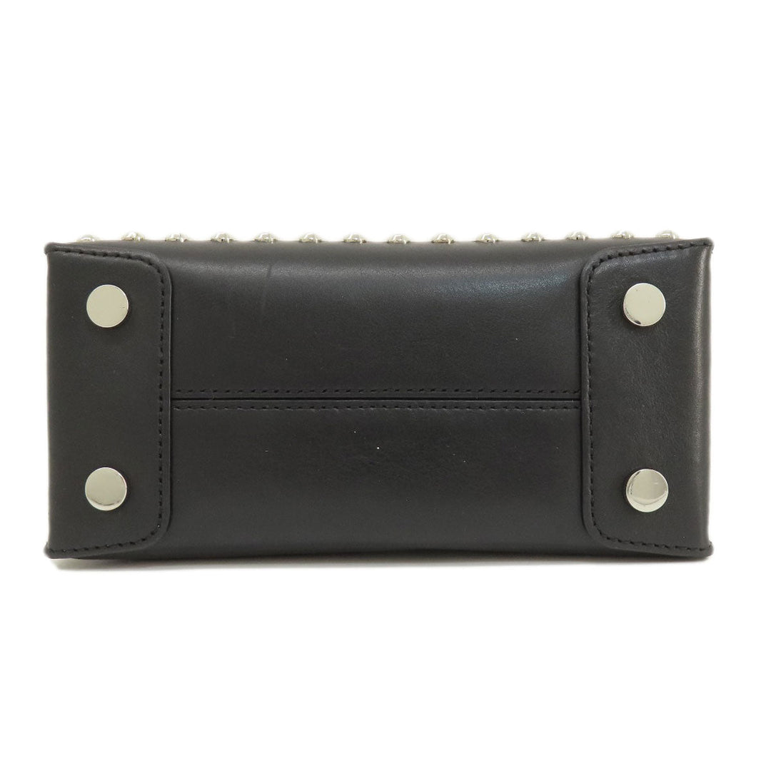 MICHAEL KORS Handbag leather black 2WAY Women Used Authentic