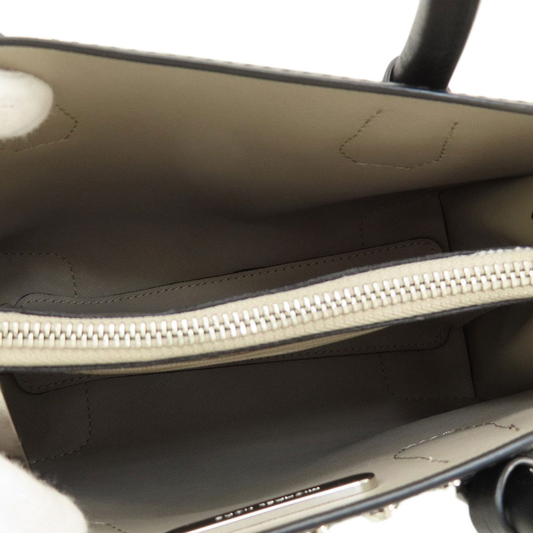 MICHAEL KORS Handbag leather black 2WAY Women Used Authentic