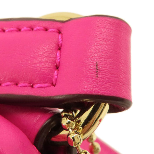 COACH Shoulder Bag F23866 PVC, Leather Brown Long Shoulder Signature Women Used Authentic