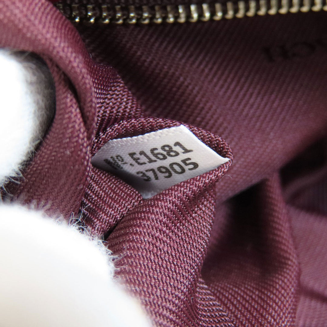 COACH Tote Bag 37905 leather Brown logo 2WAY one belt Women Used Authentic