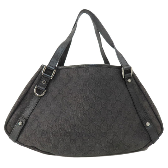 GUCCI Tote Bag 293578 canvas gray GG outlet Women Used Authentic