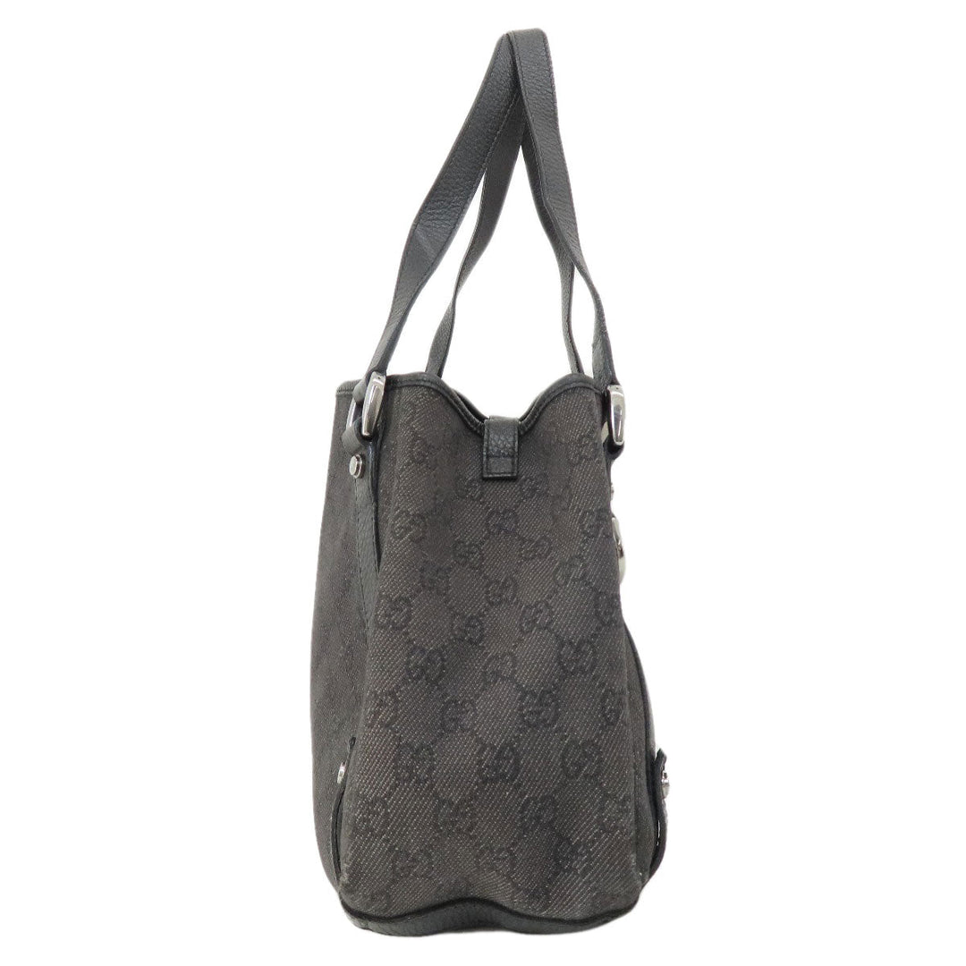 GUCCI Tote Bag 293578 canvas gray GG outlet Women Used Authentic