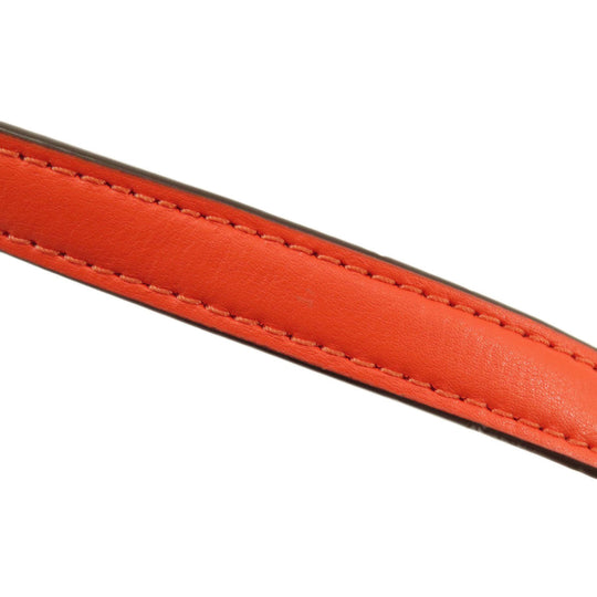 COACH Shoulder Bag F58297 PVC Brown Long Shoulder Signature Women Used Authentic