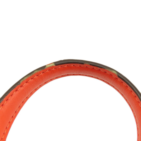 COACH Shoulder Bag F58297 PVC Brown Long Shoulder Signature Women Used Authentic