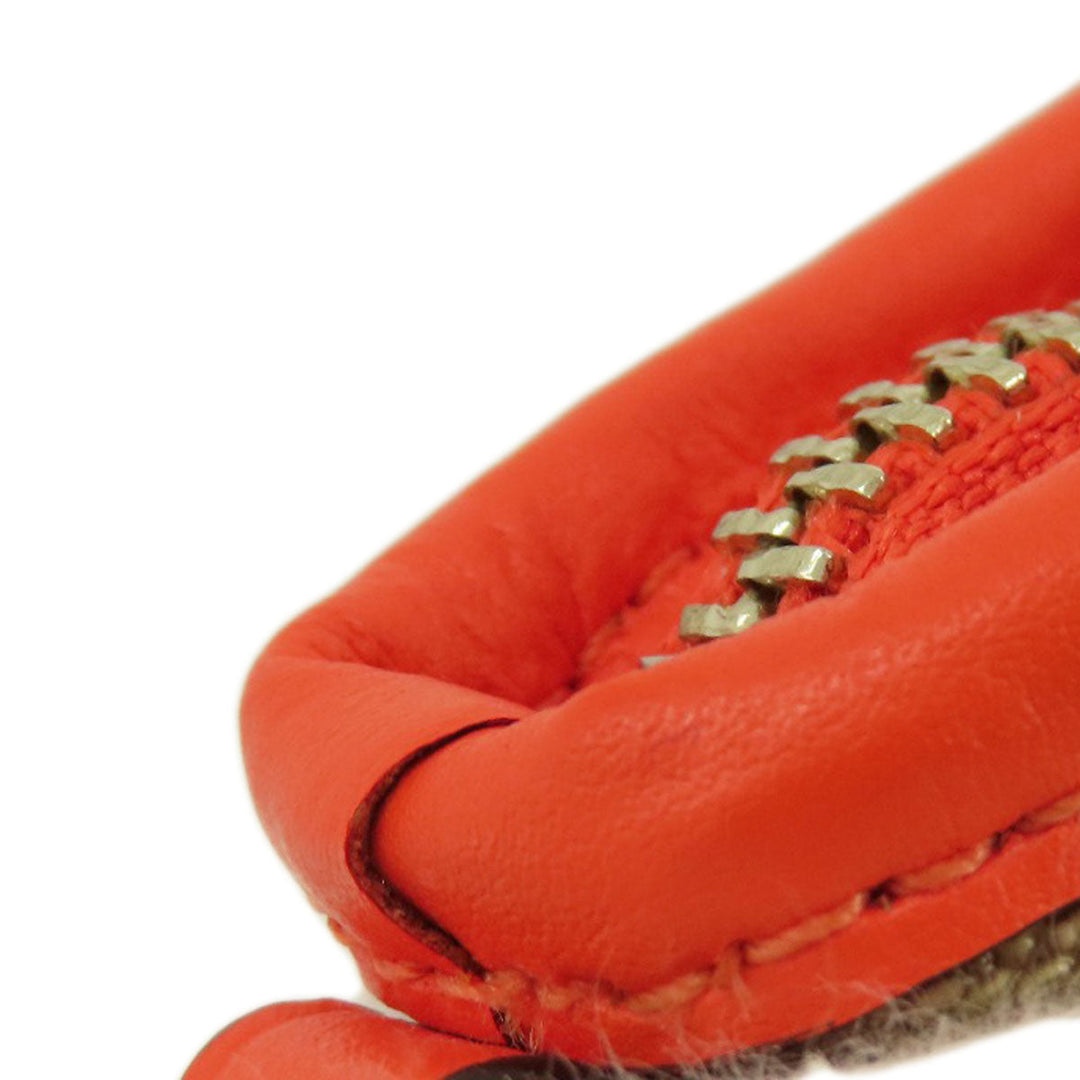 COACH Shoulder Bag F58297 PVC Brown Long Shoulder Signature Women Used Authentic