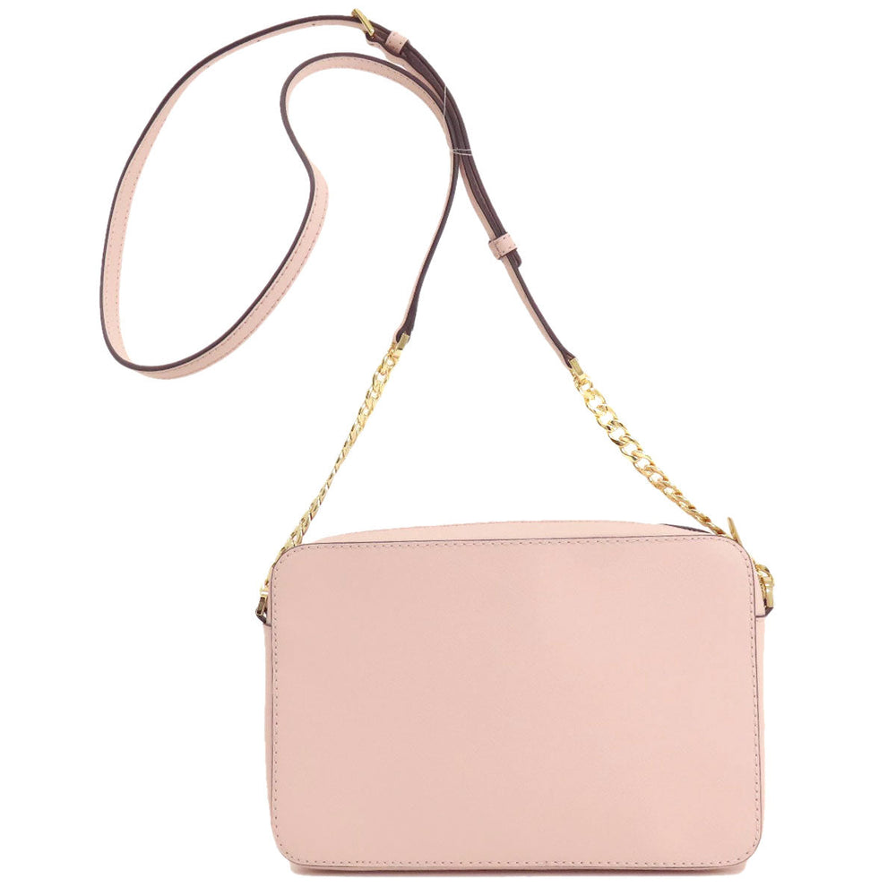 MICHAEL KORS Shoulder Bag leather pink logo Women Used Authentic