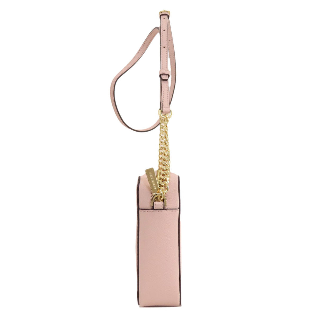 MICHAEL KORS Shoulder Bag leather pink logo Women Used Authentic