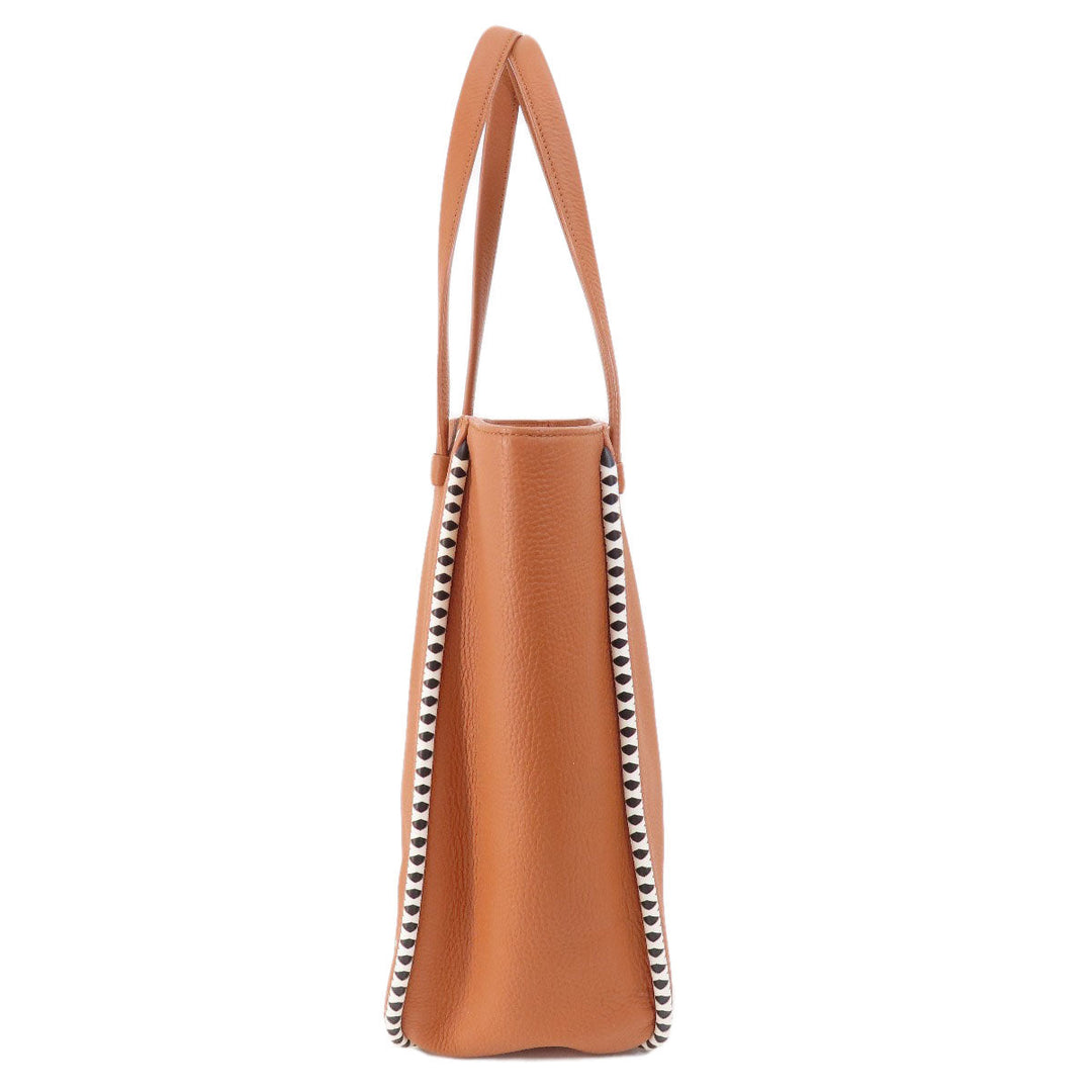 Kate Spade Tote Bag leather Brown logo