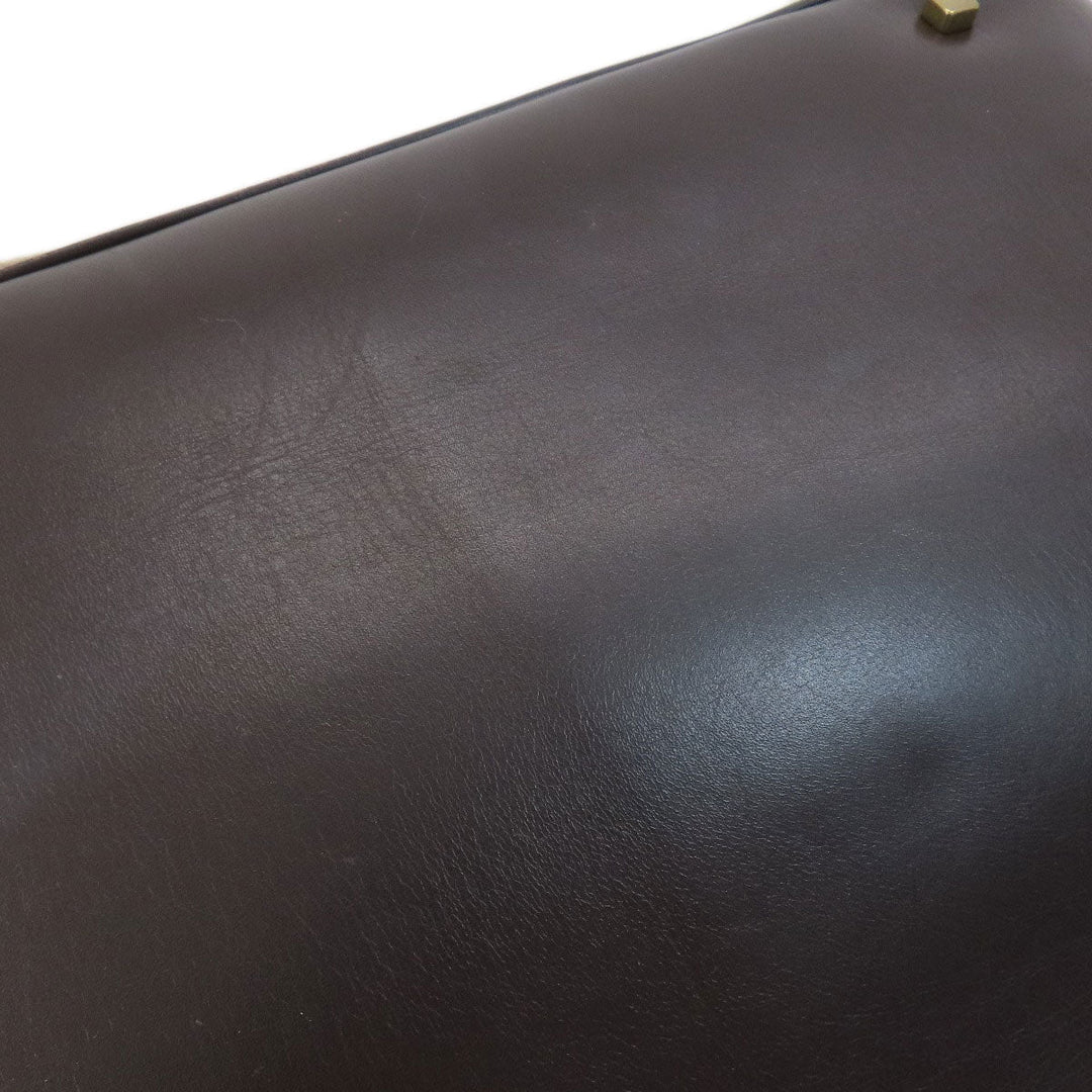 BALLY Tote Bag canvas Brown logo Women Used Authentic
