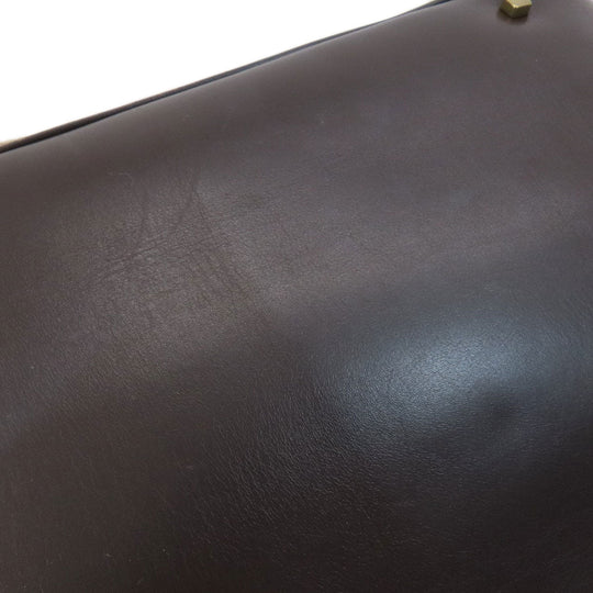 BALLY Tote Bag canvas Brown logo Women Used Authentic