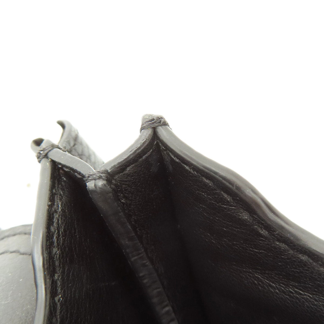 Christian Dior Accessory pouch leather black Saddle pouch Women Used Authentic