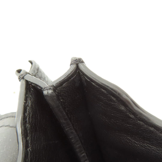 Christian Dior Accessory pouch leather black Saddle pouch Women Used Authentic