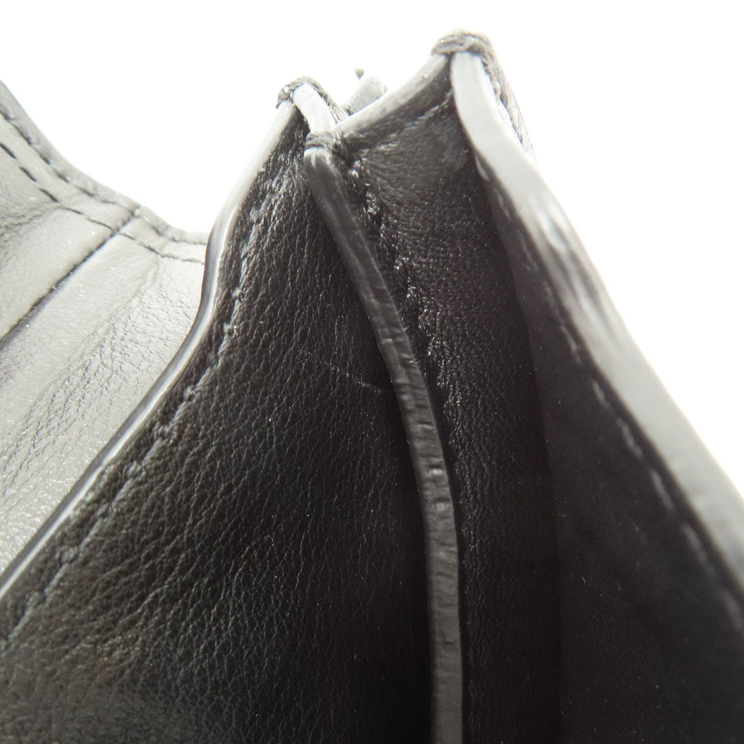 Christian Dior Accessory pouch leather black Saddle pouch Women Used Authentic