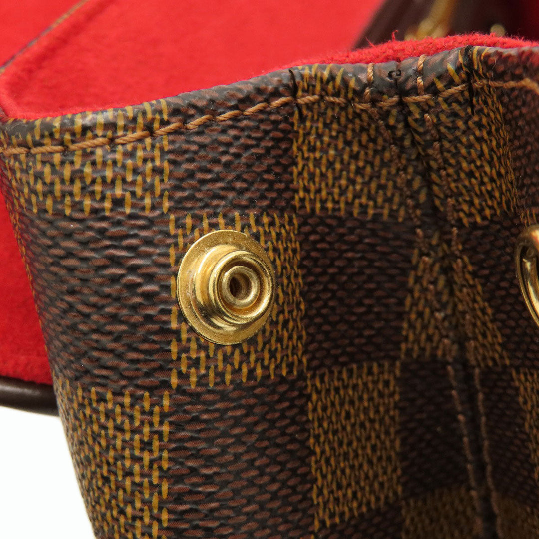LOUIS VUITTON Handbag N41168 Damier canvas Brown Bergamo MM Damier Ebene