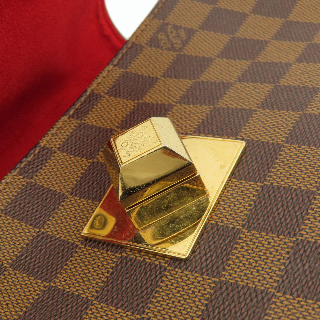 LOUIS VUITTON Handbag N41168 Damier canvas Brown Bergamo MM Damier Ebene