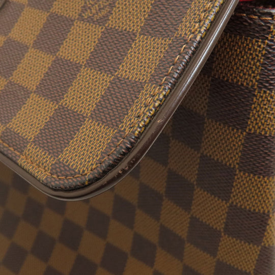 LOUIS VUITTON Handbag N41168 Damier canvas Brown Bergamo MM Damier Ebene