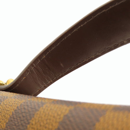 LOUIS VUITTON Handbag N41168 Damier canvas Brown Bergamo MM Damier Ebene