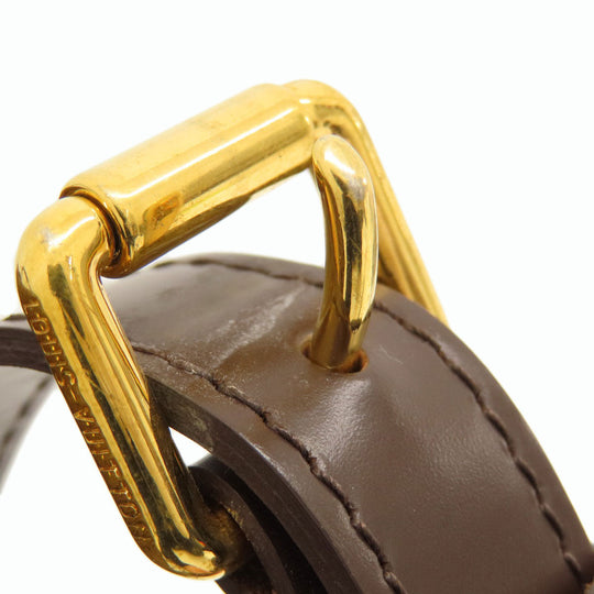 LOUIS VUITTON Handbag N41168 Damier canvas Brown Bergamo MM Damier Ebene