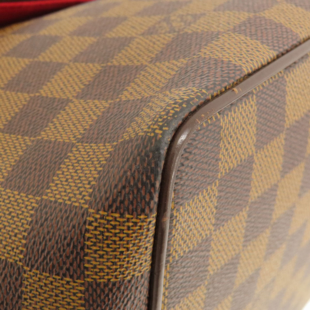 LOUIS VUITTON Handbag N41168 Damier canvas Brown Bergamo MM Damier Ebene