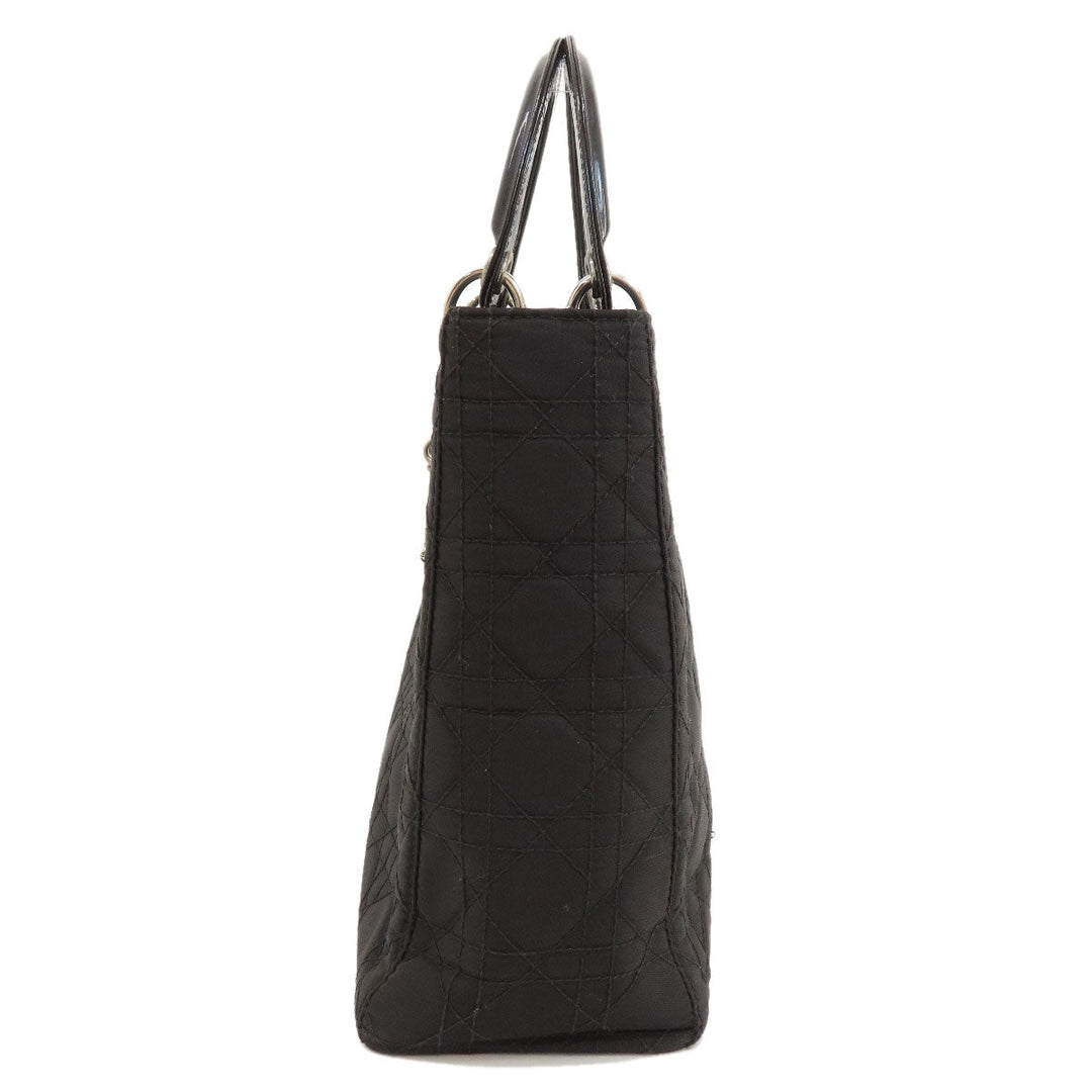 Christian Dior Tote Bag Nylon black Lady Dior 2WAY
