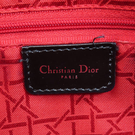 Christian Dior Tote Bag Nylon black Lady Dior 2WAY