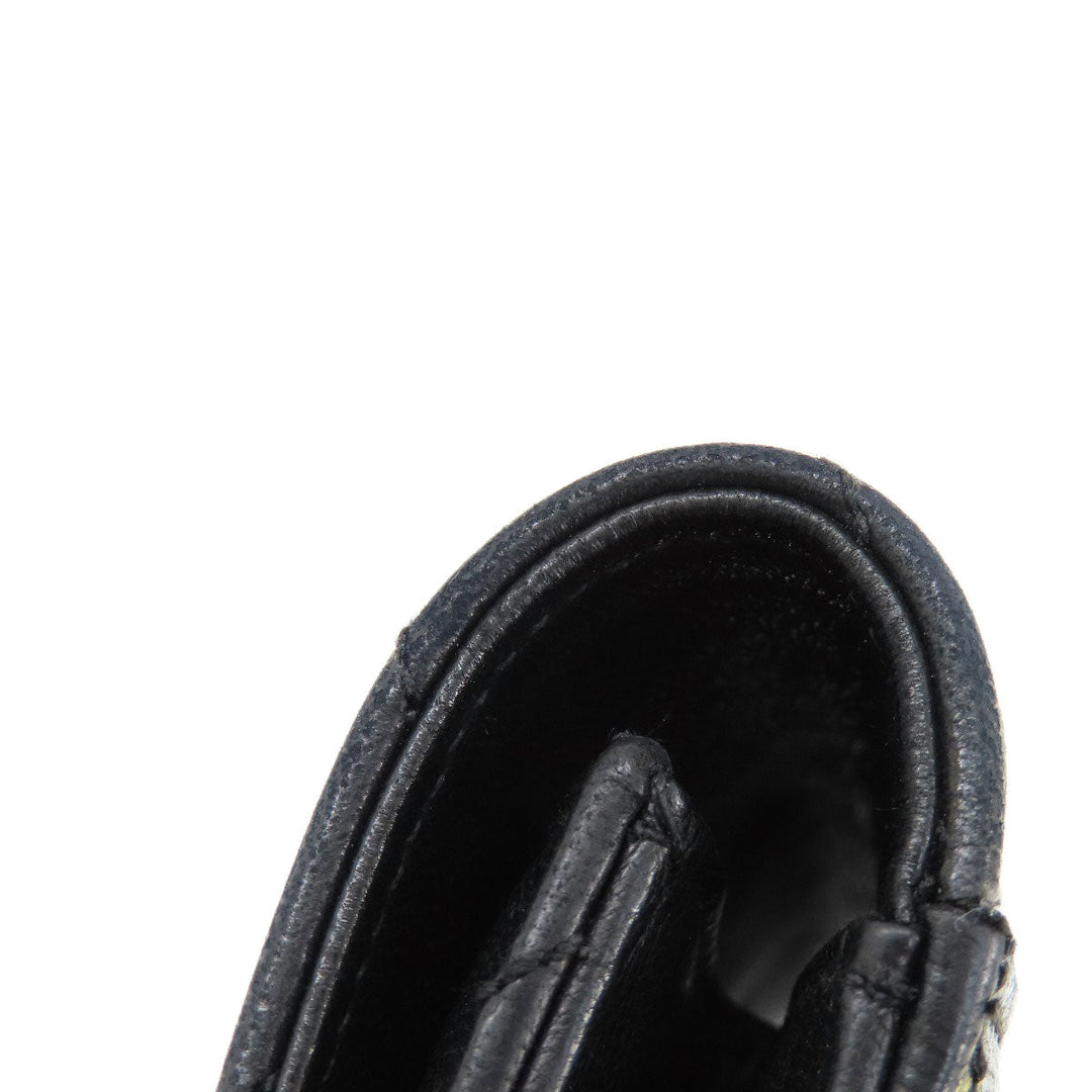 CHANEL Shoulder Bag lambskin black COCO Mark Matelasse Gold Metal