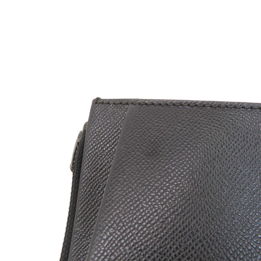 CHANEL Long Wallet Purse Grained Calfskin Skin black Chain Wallet COCO Mark Gold Metal