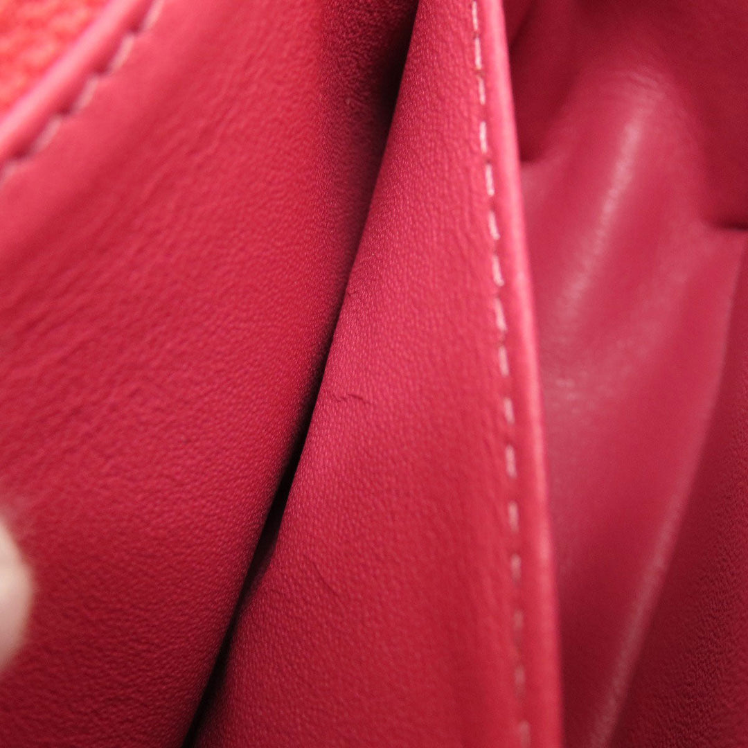 CHANEL Shoulder Bag lambskin pink ChainShoulder Matelasse SilverMetal