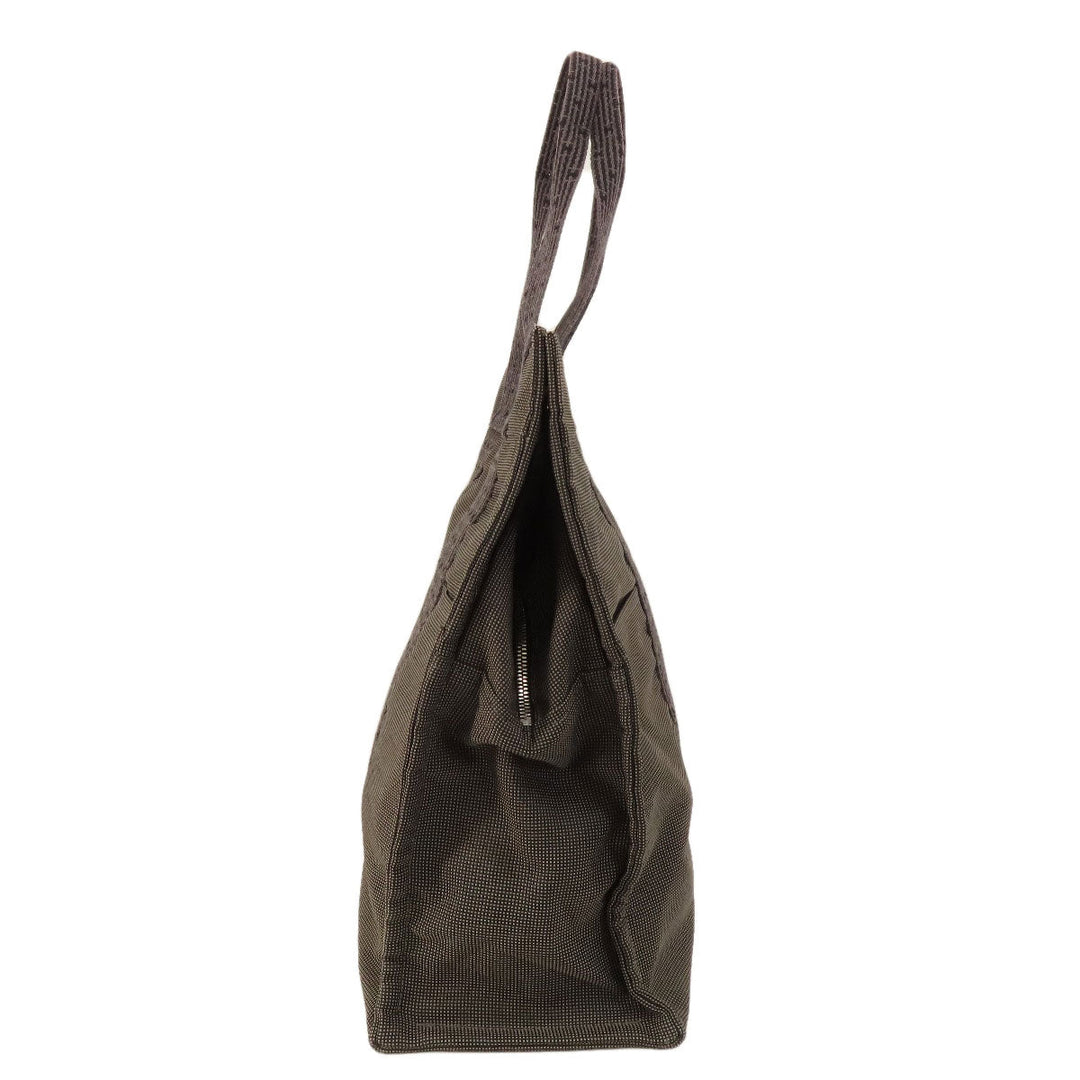 HERMES Handbag canvas black Her Line GM Women Used Authentic