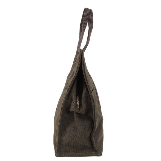 HERMES Handbag canvas black Her Line GM Women Used Authentic