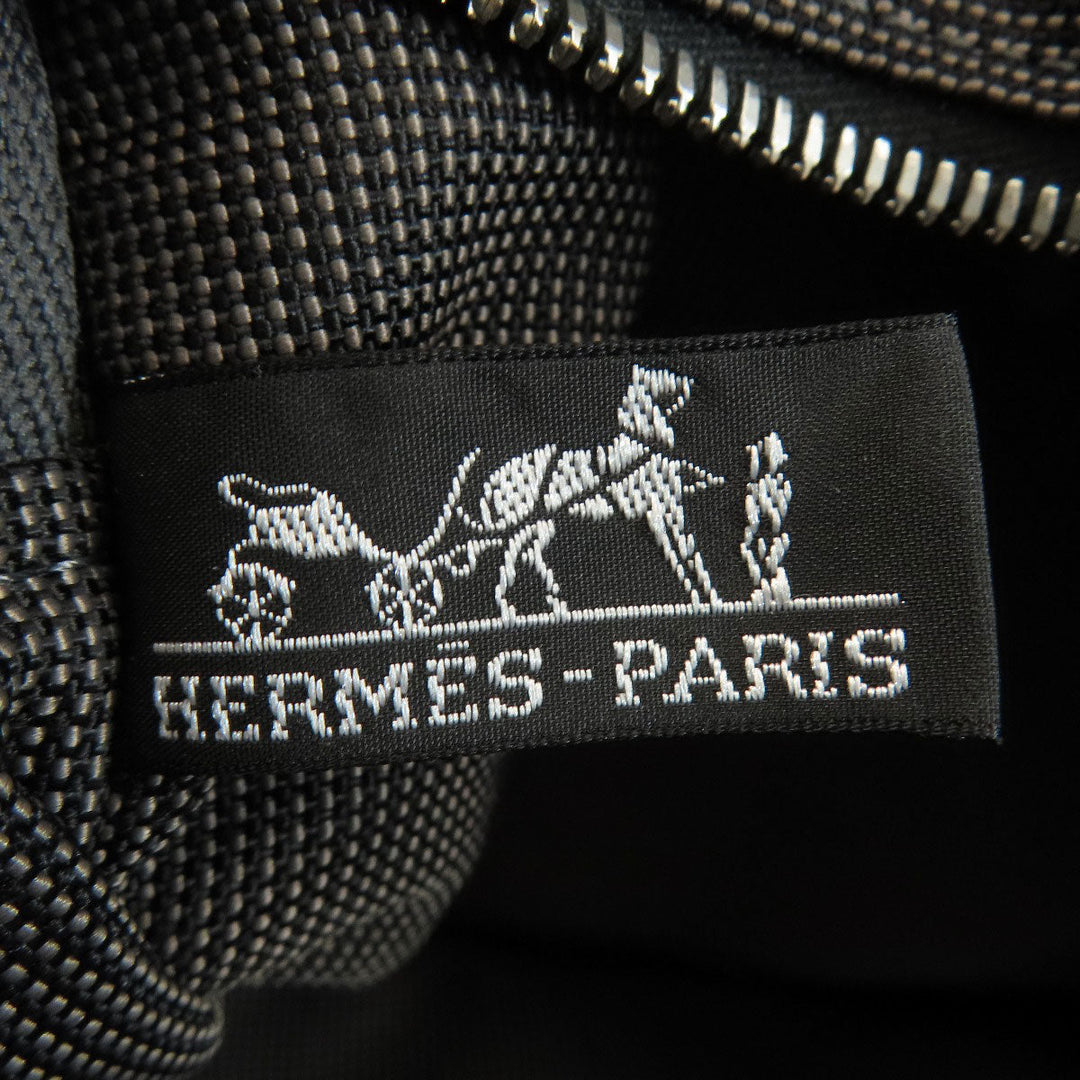 HERMES Handbag canvas black Her Line GM Women Used Authentic